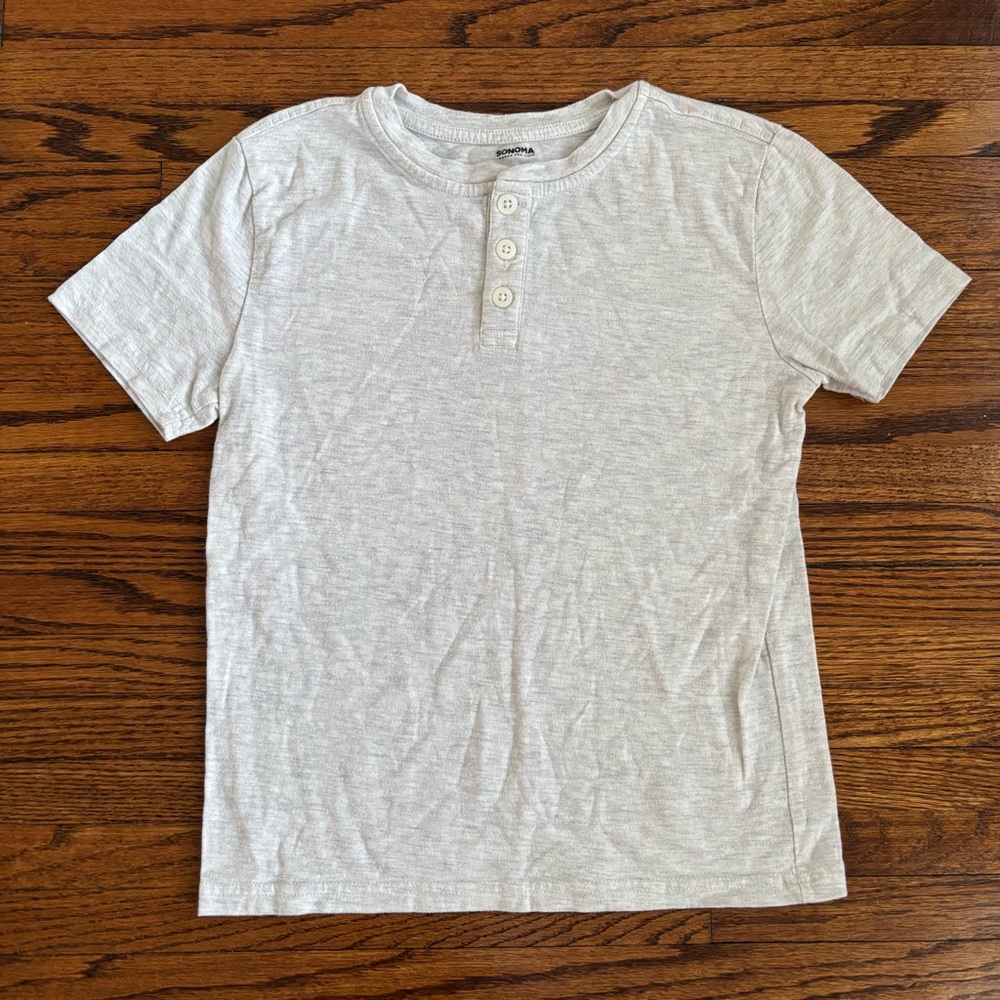 Sonoma Short Sleeve Henley T-Shirt, Boys Size 6
